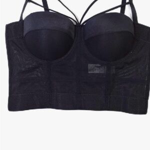 Brand new mesh corset top. Built-in Bra, Thin Straps, Slim Fit Cami Top.